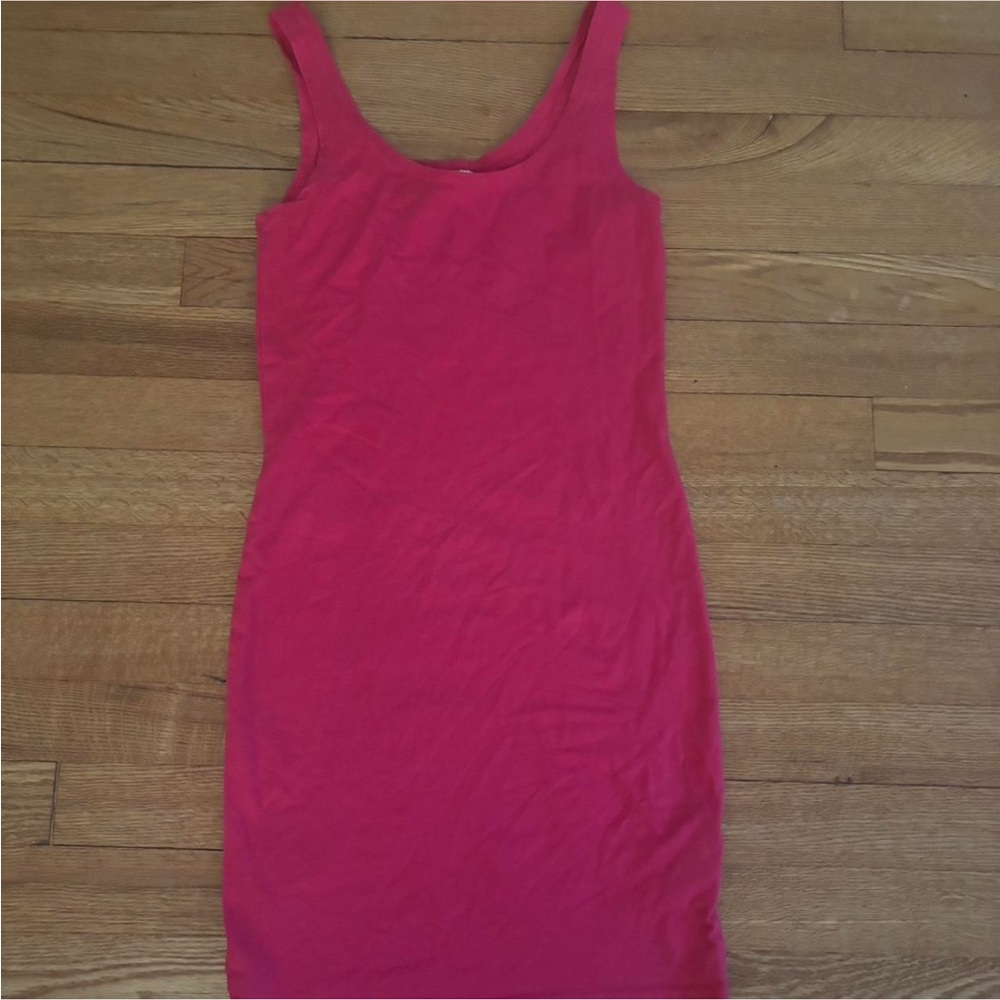 Divided Vibrant Pink Bodycon Dress